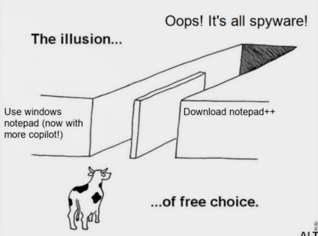 Notepad meme
